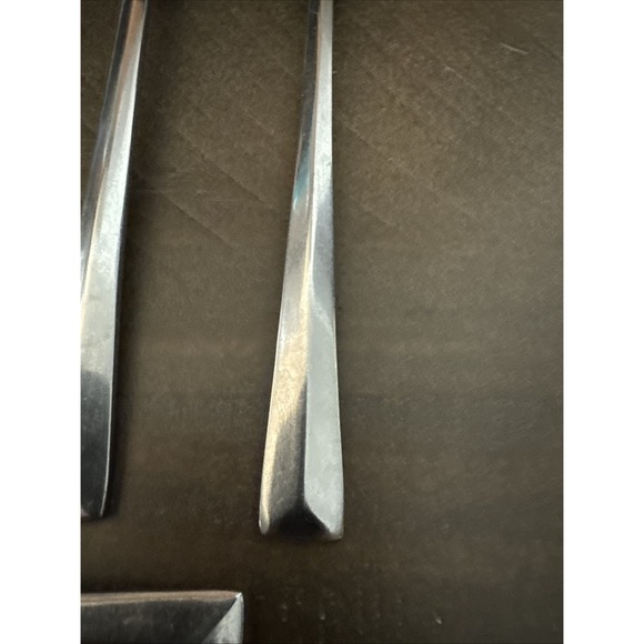 Reed and Barton Stainless Taos Korea Glossy Teaspoons Set Of 11 - Picture 2 of 7